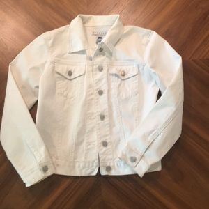 White denim jacket